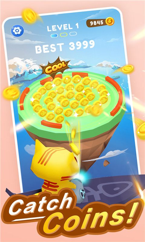 猫咪吸金币游戏截图