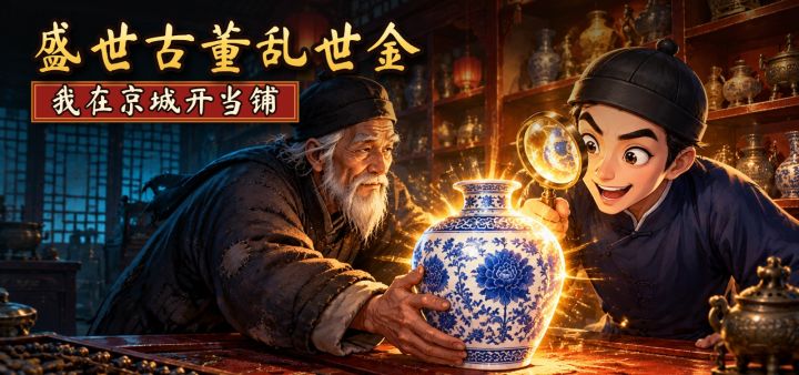 盛世古董乱世金：我在京城开当铺 封面