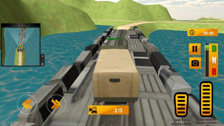 美国陆军货运卡车模拟器游戏截图