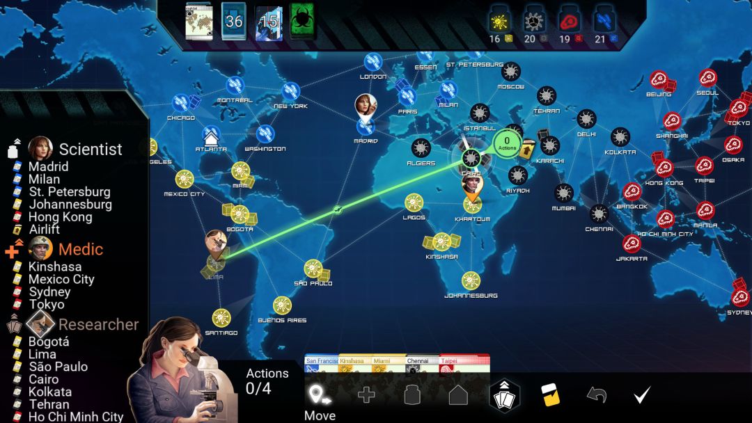 Pandemic: The Board Game游戏截图