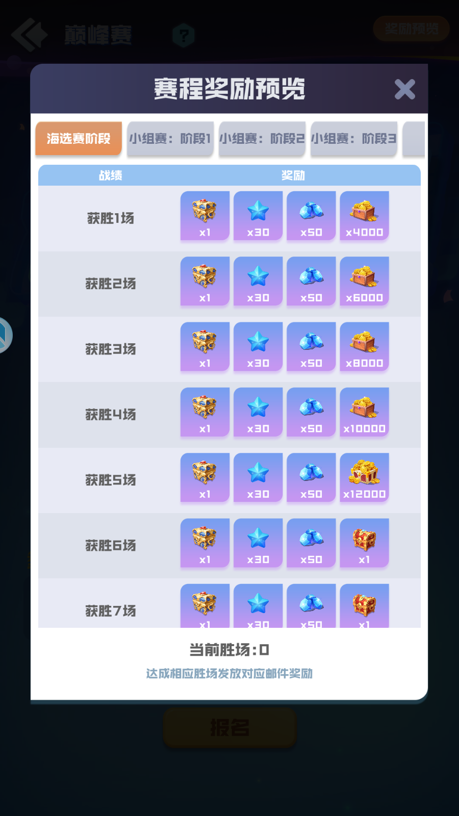 S2巅峰赛-海选报名阶段