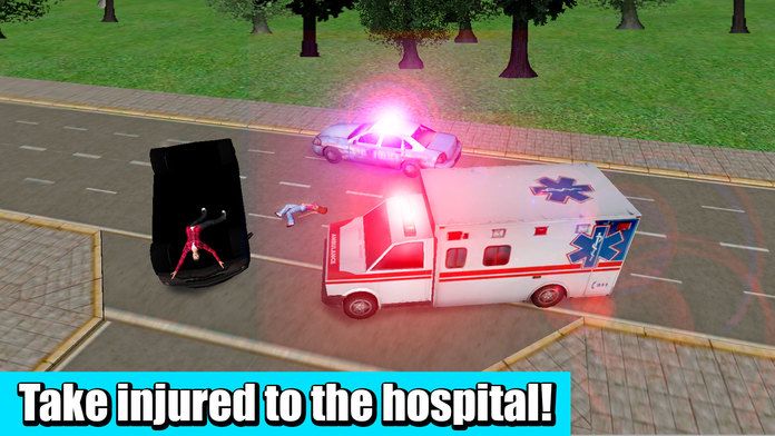 Ambulance Driver: Simulator 3D游戏截图