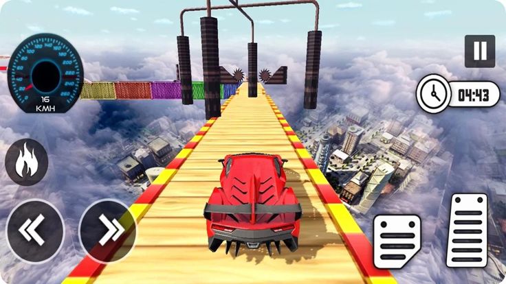 美佳 坡道 普拉多 汽车 特技游戏截图