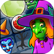 万圣节女巫拼图世界icon