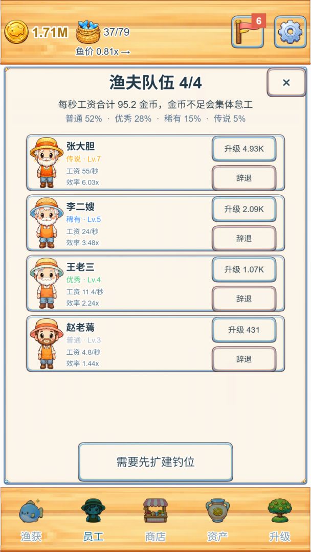 钓鱼老板游戏截图