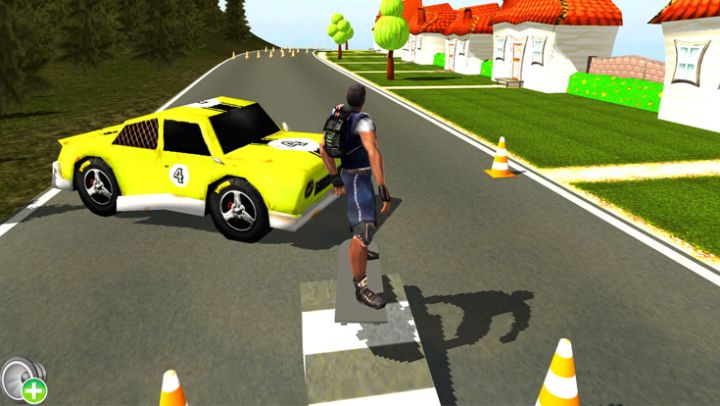 Downhill Skateboard 3D Free游戏截图
