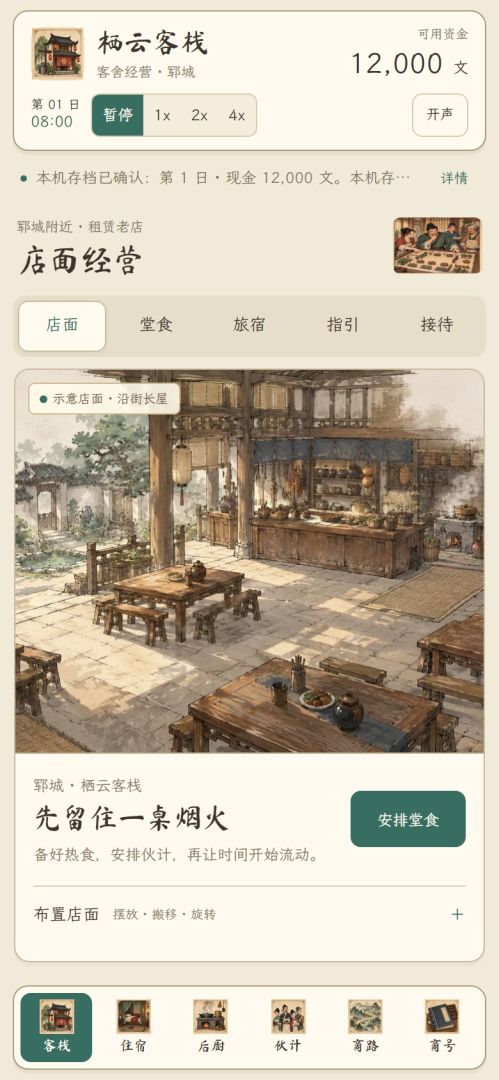 客栈掌柜:食宿经营游戏截图