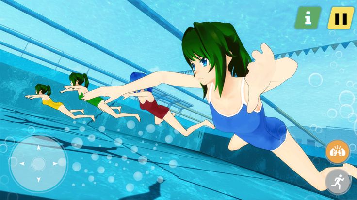 虚拟动漫高中女生游戏截图