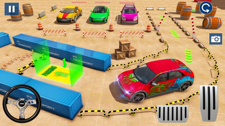 公交车模拟器驾驶游戏 - 停车场游戏 3D游戏截图