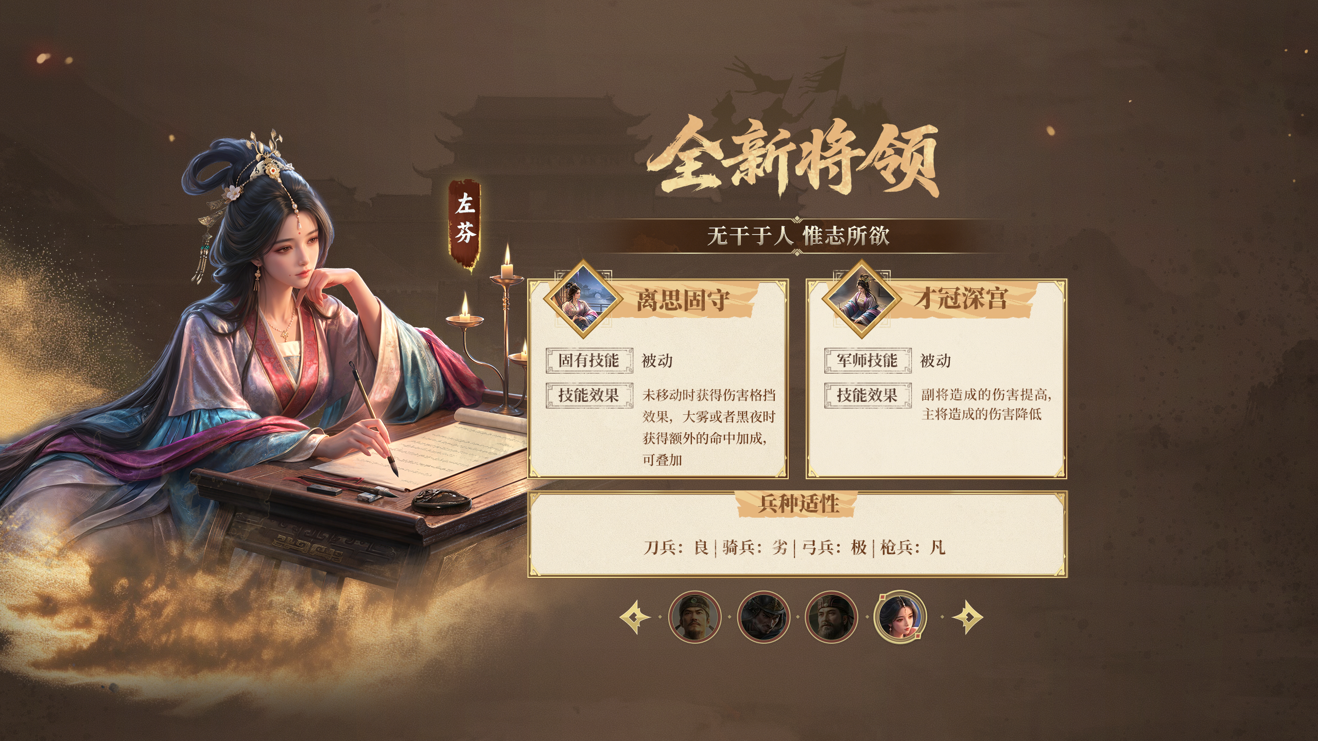 全新将领登场