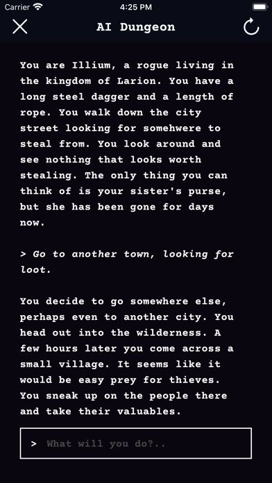 AI Dungeon游戏截图