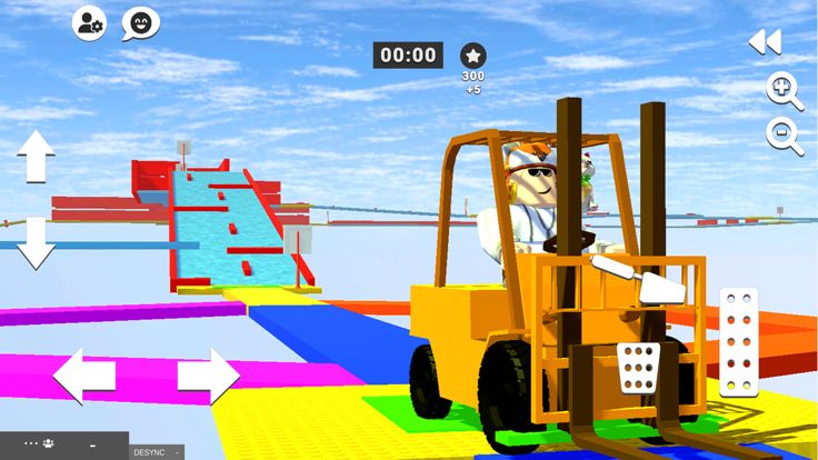 Obby Unreal Forklift Online游戏截图