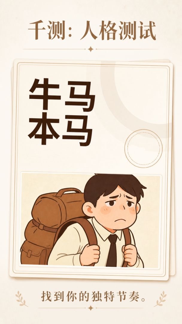 千测:MBTI人格测试游戏截图