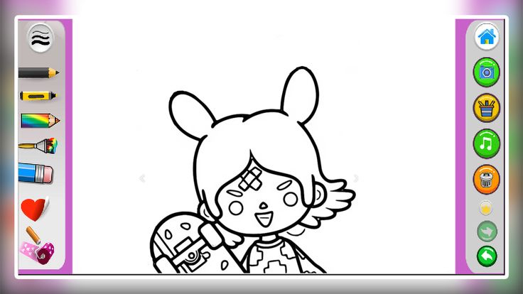 Toca Coloring Book.游戏截图