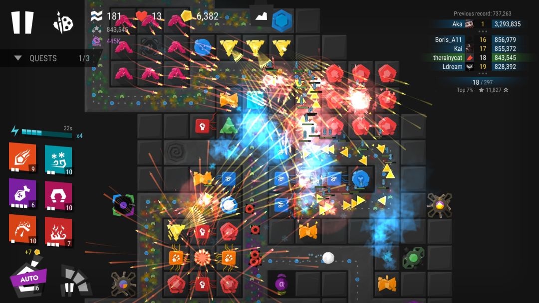 Infinitode 2 - Infinite Tower Defense游戏截图
