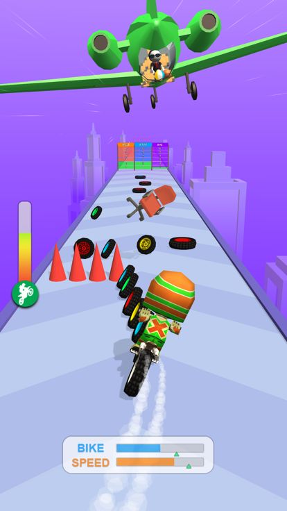 Bike Vs Hijacked Airplane游戏截图