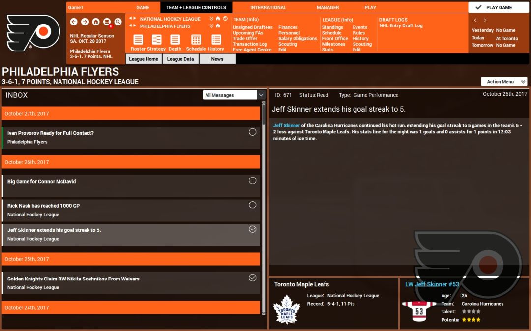Franchise Hockey Manager 4游戏截图