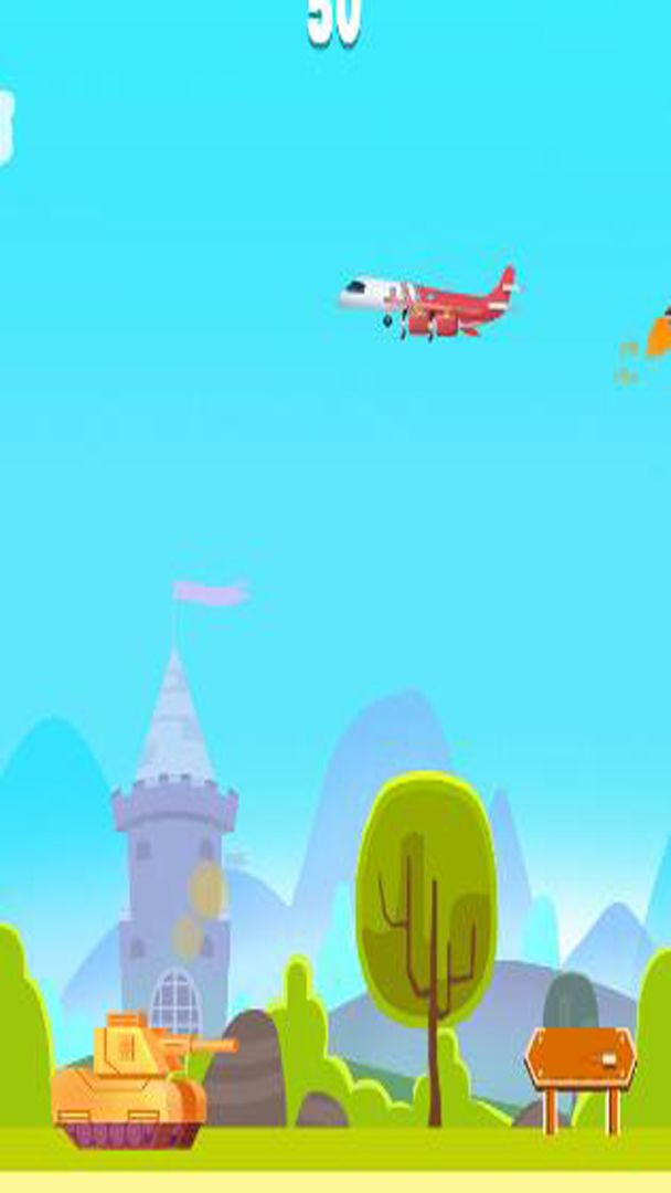 坦克打飞机游戏截图