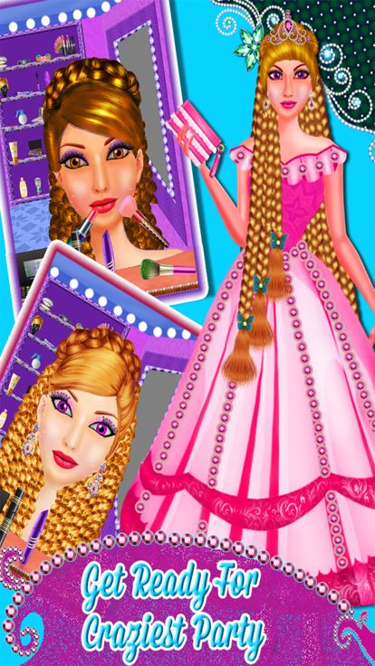 时尚女王发型沙龙 — — 游戏的孩子们游戏截图