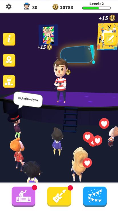 Idle rock band游戏截图