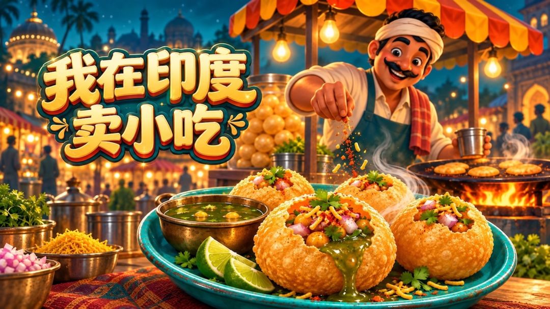 我在印度卖小吃