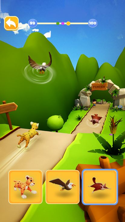 Animal Shifting: Transform Run游戏截图