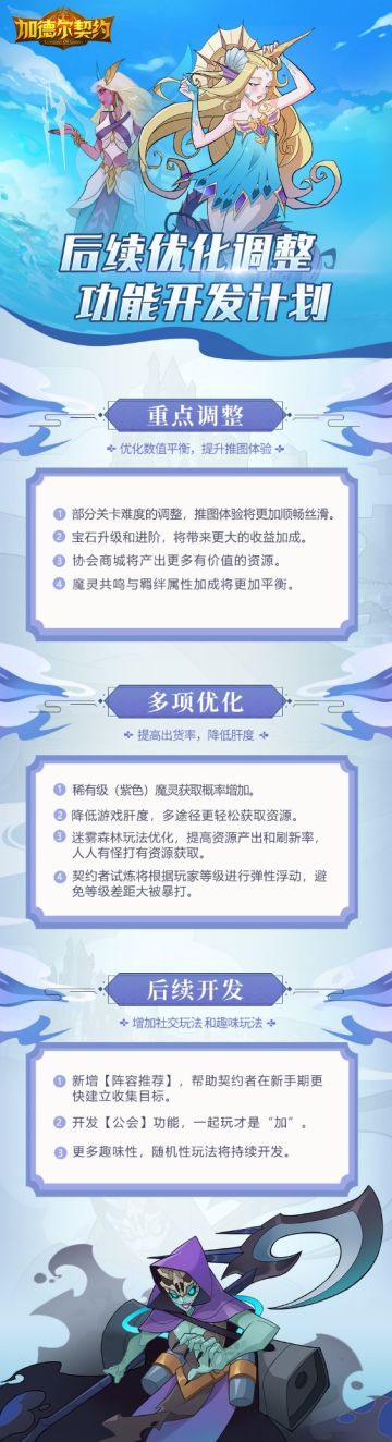 春节前，《加德尔契约》做了一些优化