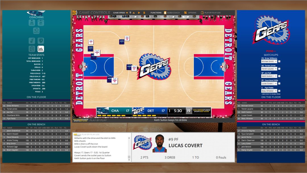 Draft Day Sports: Pro Basketball 2019游戏截图