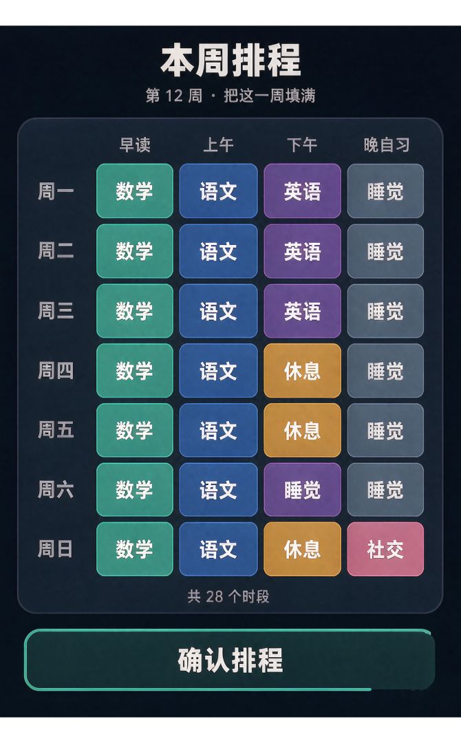 高考重启计划游戏截图