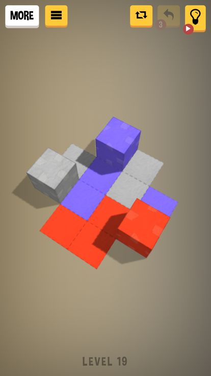 Block Puzzle 3D roll cube game游戏截图