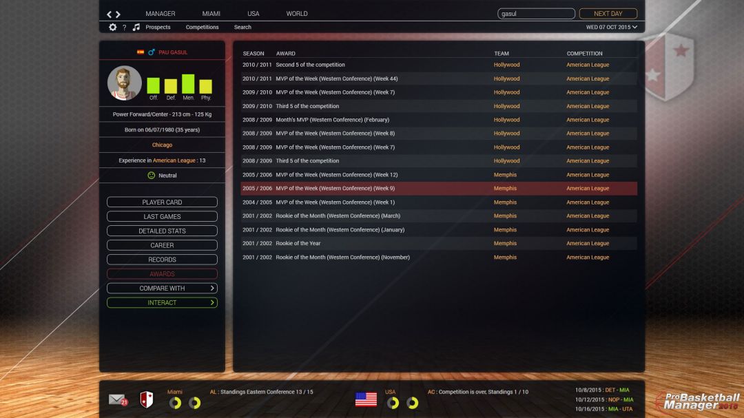 Pro Basketball Manager 2016游戏截图