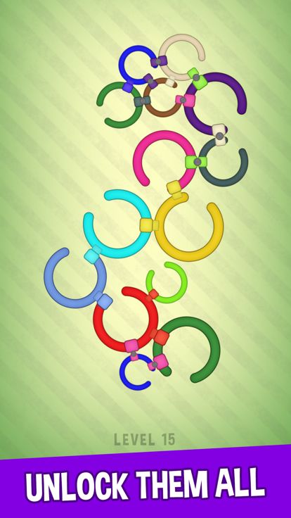 Untie the Rings: Circle Rotate游戏截图
