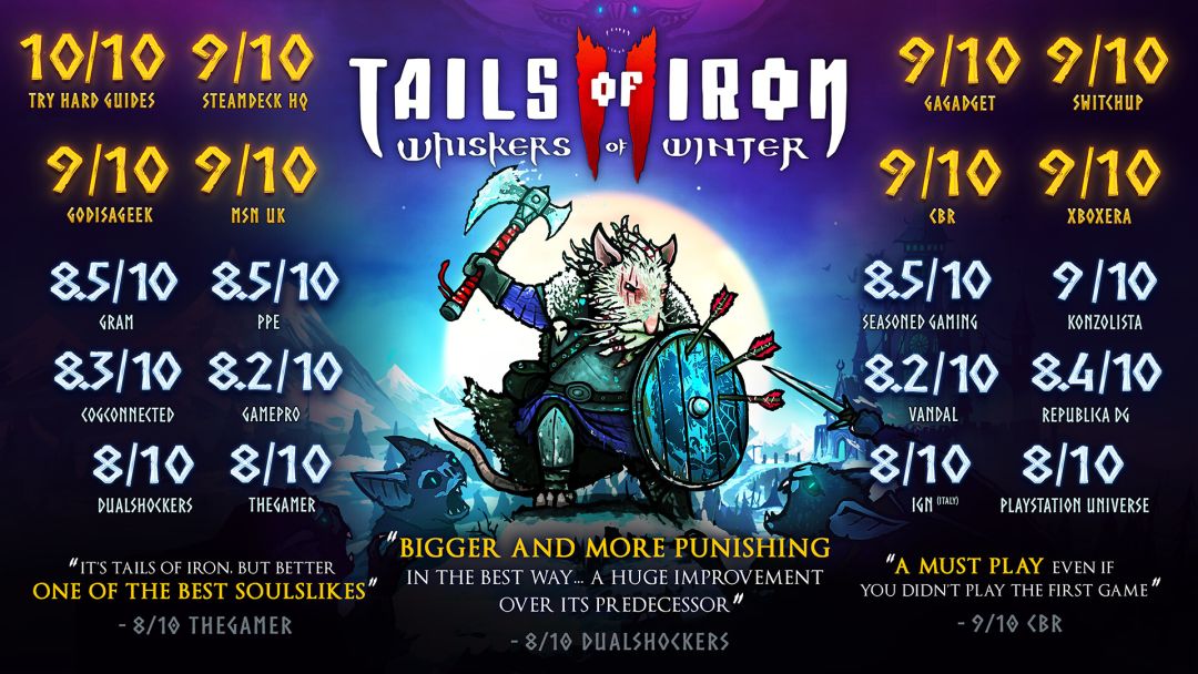 Tails of Iron 2: Whiskers of Winter游戏截图