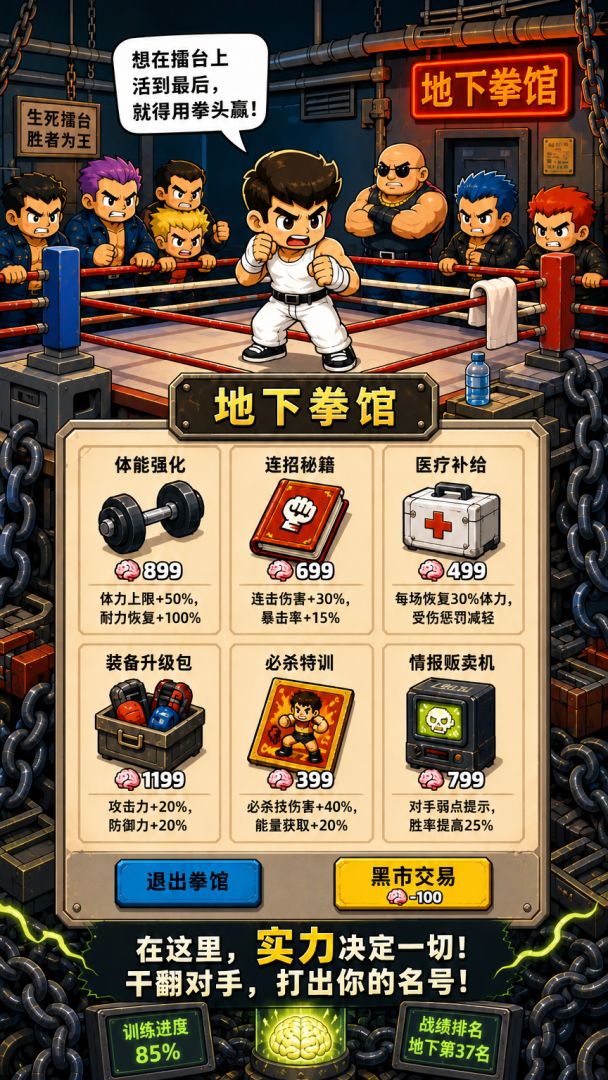 我在末日打黑拳游戏截图