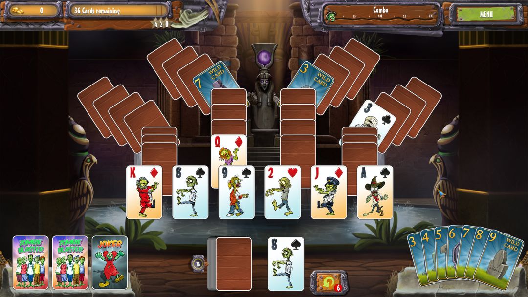 Zombie Solitaire 2 Chapter 3游戏截图