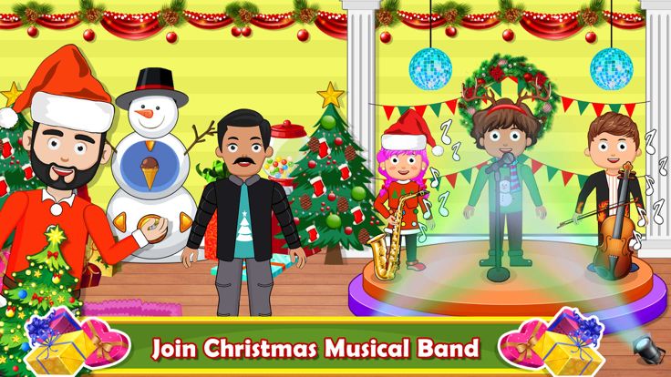 假装城市雪派对生活游戏截图