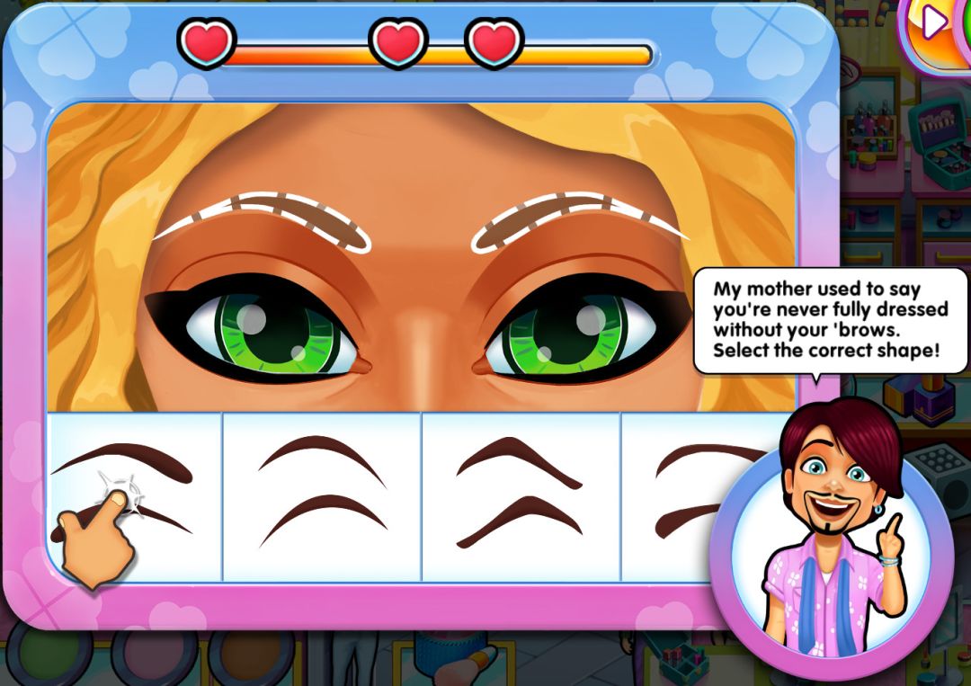Sally's Salon: Kiss & Make-Up游戏截图