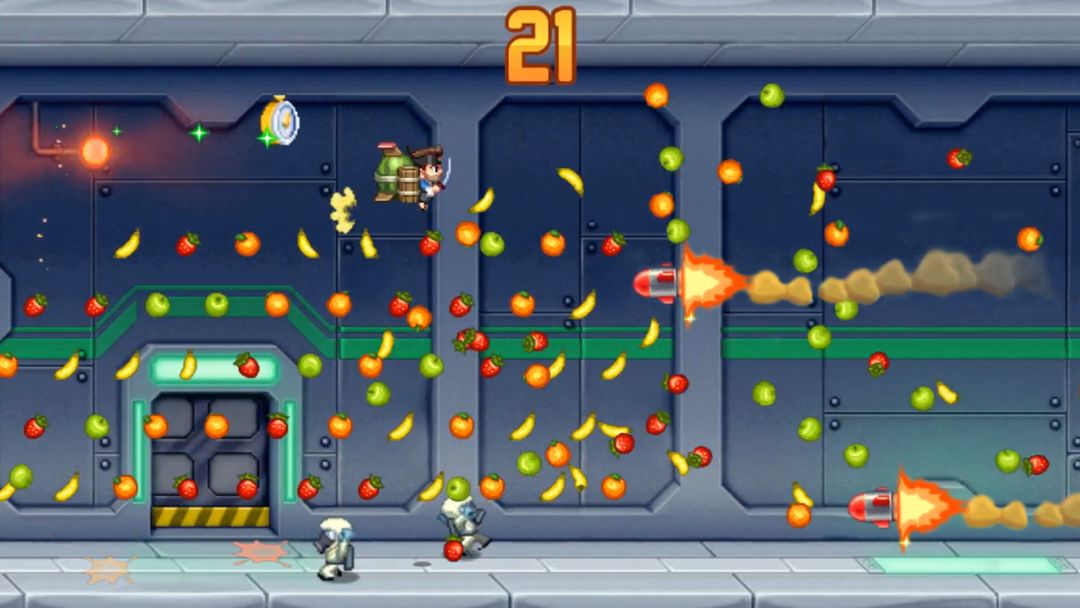 Jetpack Joyride - 疯狂喷气机游戏截图