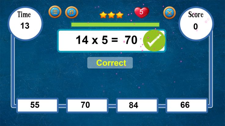 Math Game Addition Subtraction游戏截图