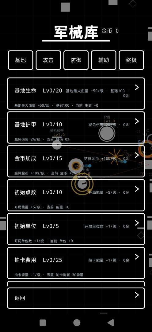 SENTINEL · 几何战争游戏截图