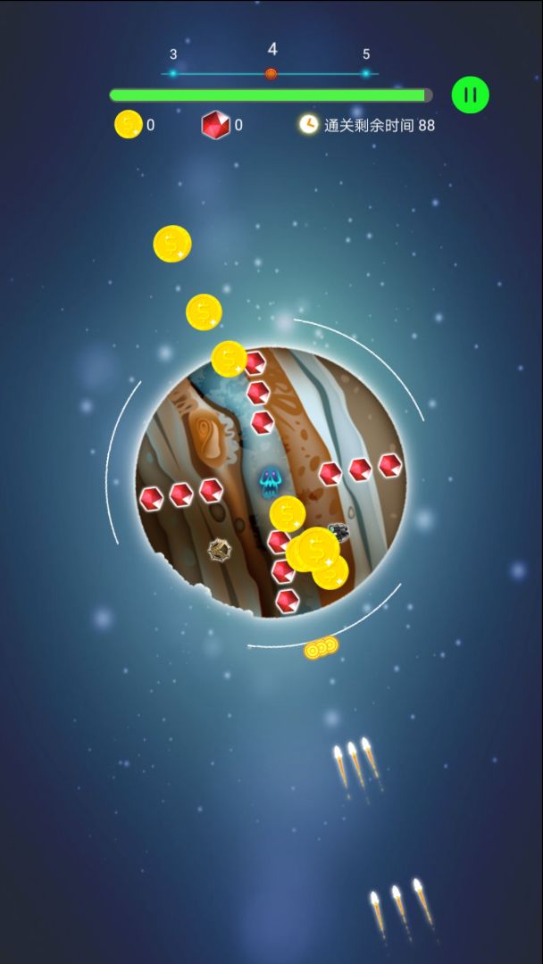 轰炸行星游戏截图