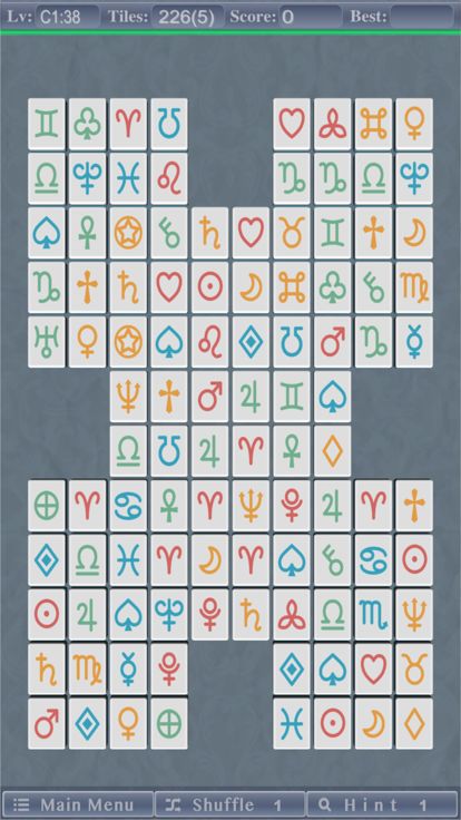 Mahjong Pair II游戏截图