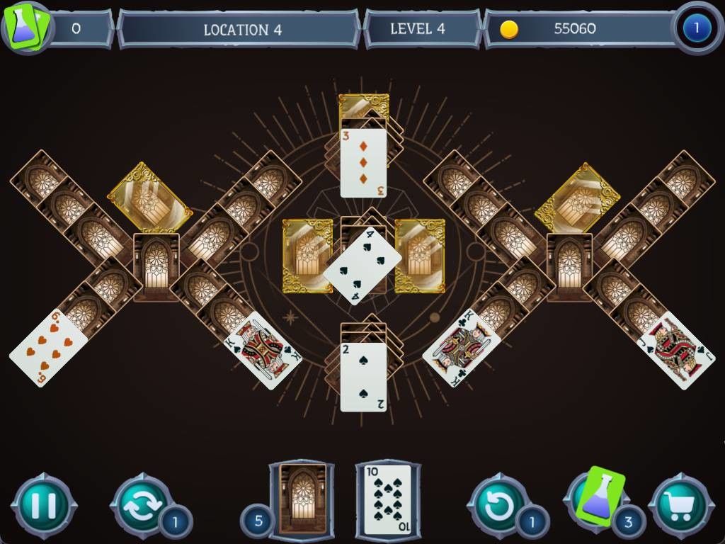 Mystery Solitaire. Powerful Alchemist 2游戏截图