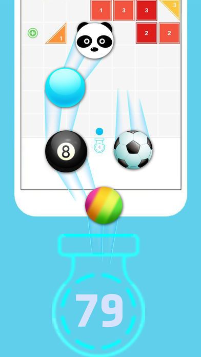 进击的弹珠 - 经典疯狂打砖块游戏游戏截图