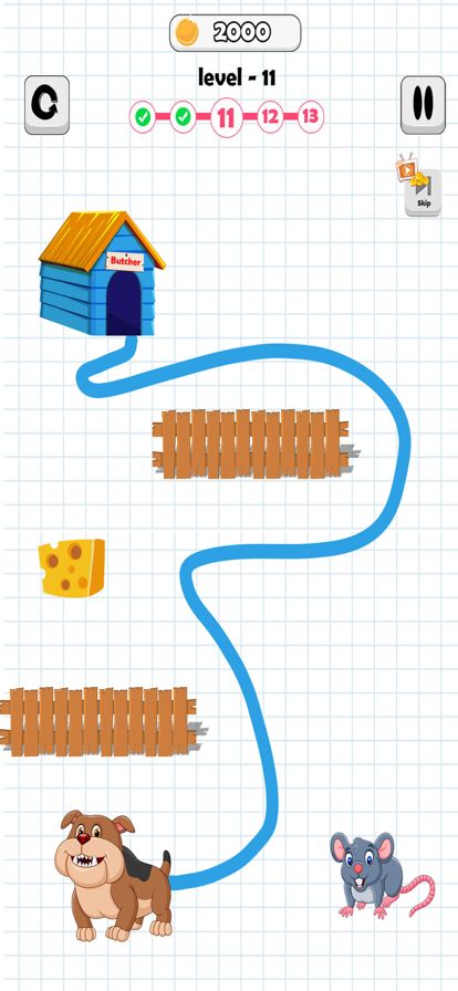 宠物热潮：画回家拼图游戏截图