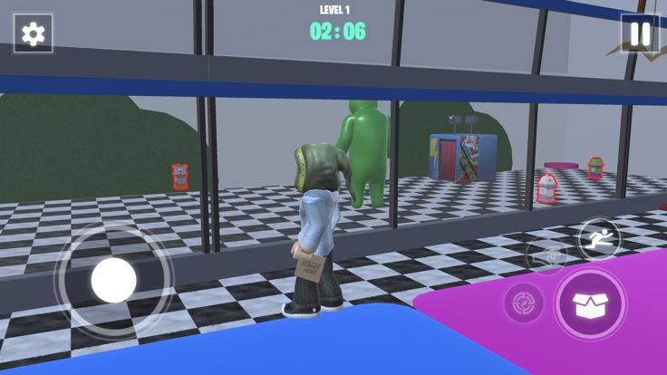 Rainbow Green Monster游戏截图