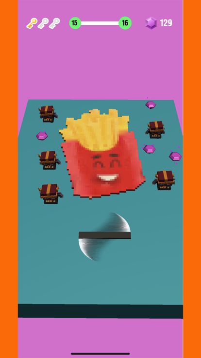 PIXEL CUTTING ASMR SATISFYING游戏截图