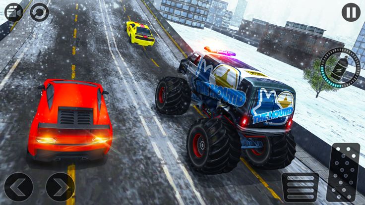 Crazy 4x4 Monster Truck Racer 2017-Stunt Racing 3D游戏截图