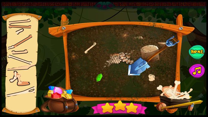 恐龙神奇宝贝 - 恐龙乐园益智拼图游戏游戏截图