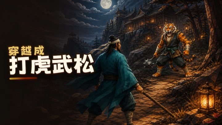 穿越成打虎武松 封面